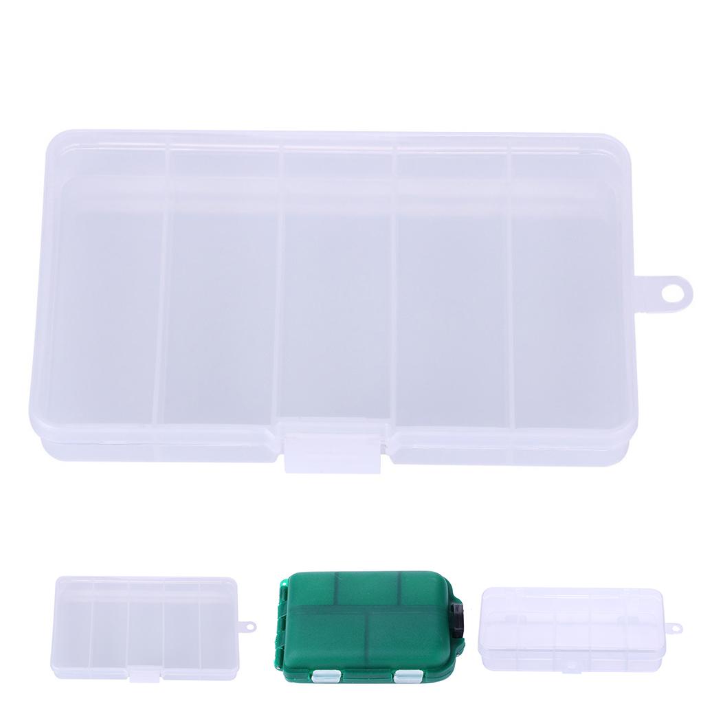 【MAPD】5/10 Grids Fishing Storage Box Jewelry Earring Bead Screw Holder Case Organizer