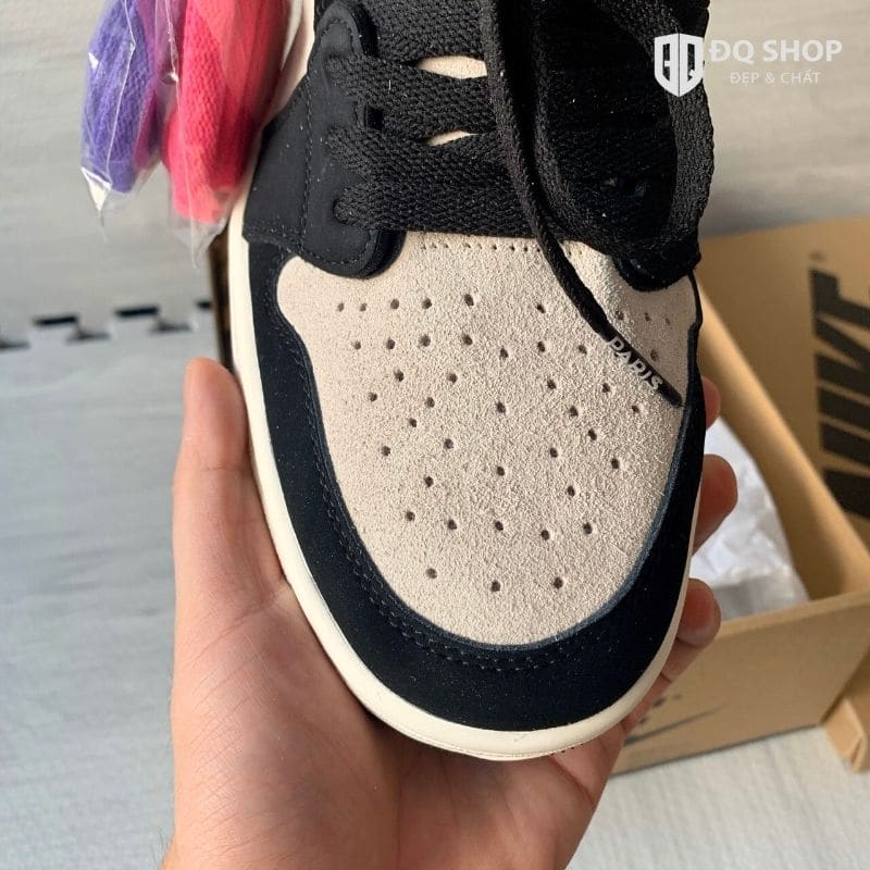 Giày Air Jordan 1 High Zoom Air CMFT PSG Paris Saint Germain, Giày Sneaker JD1 Cổ Cao Đen Tím Hot Hit Full Box Bill