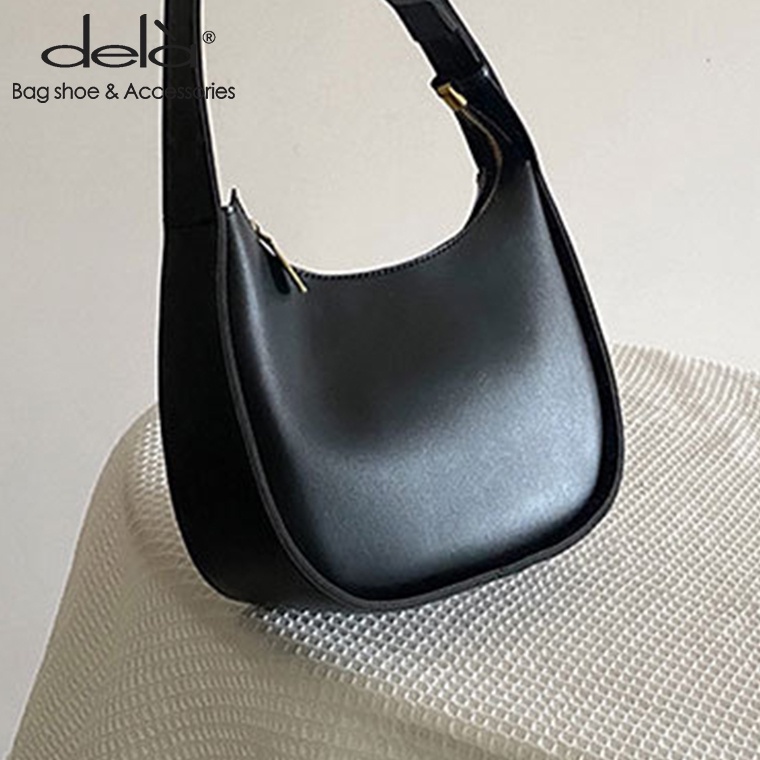 Dela Túi đeo dưới cánh tay Nhỏ Đa Năng Thời Trang Thu Đông Hàn Quốc Cổ Điển Cho Nữ