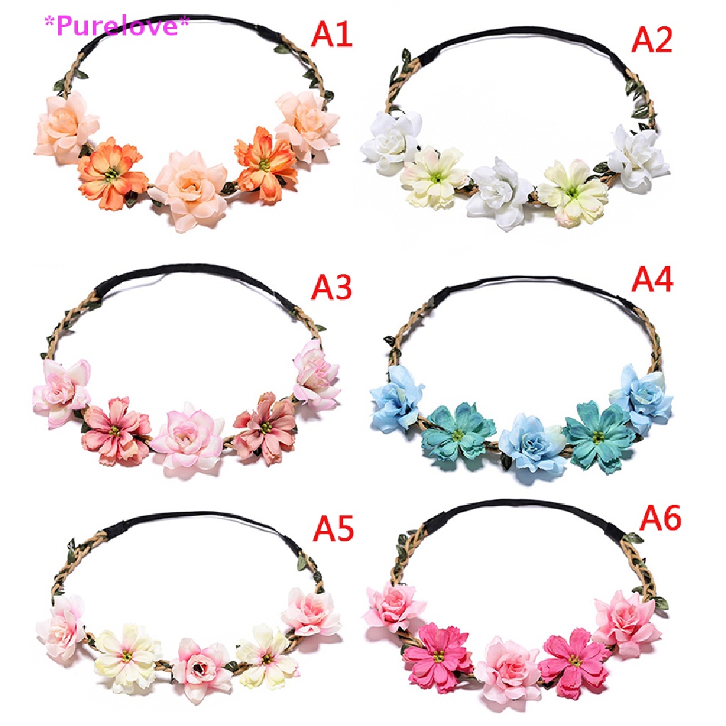 Vòng Hoa Đội Đầu Phụ Kiện Trang Trí Đám Cưới Cho Bé Gái Mới