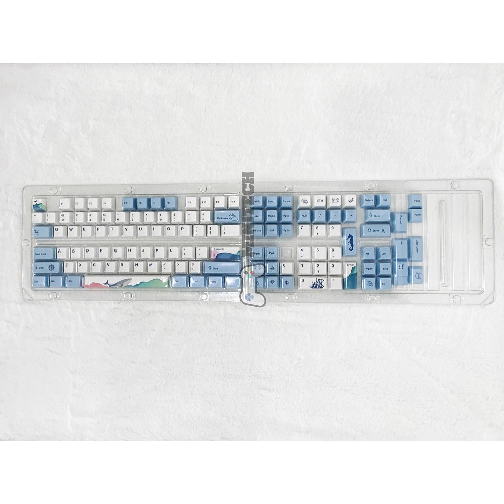 Bộ Keycap Màu xanh rgb hàng cao cấp