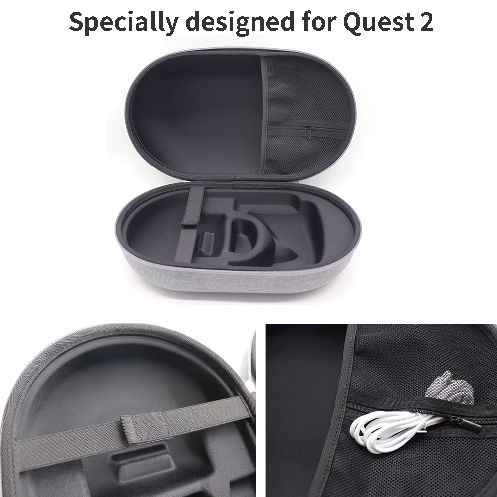 Hộp EVA Chống Sốc Bảo Vệ Cho Kính Thực Tế Ảo Oculus Quest 2 VR Quest 2 | BigBuy360 - bigbuy360.vn