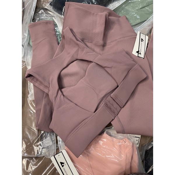 Set bộ thể thao gym yoga Naqi thun gân vải mềm mịn