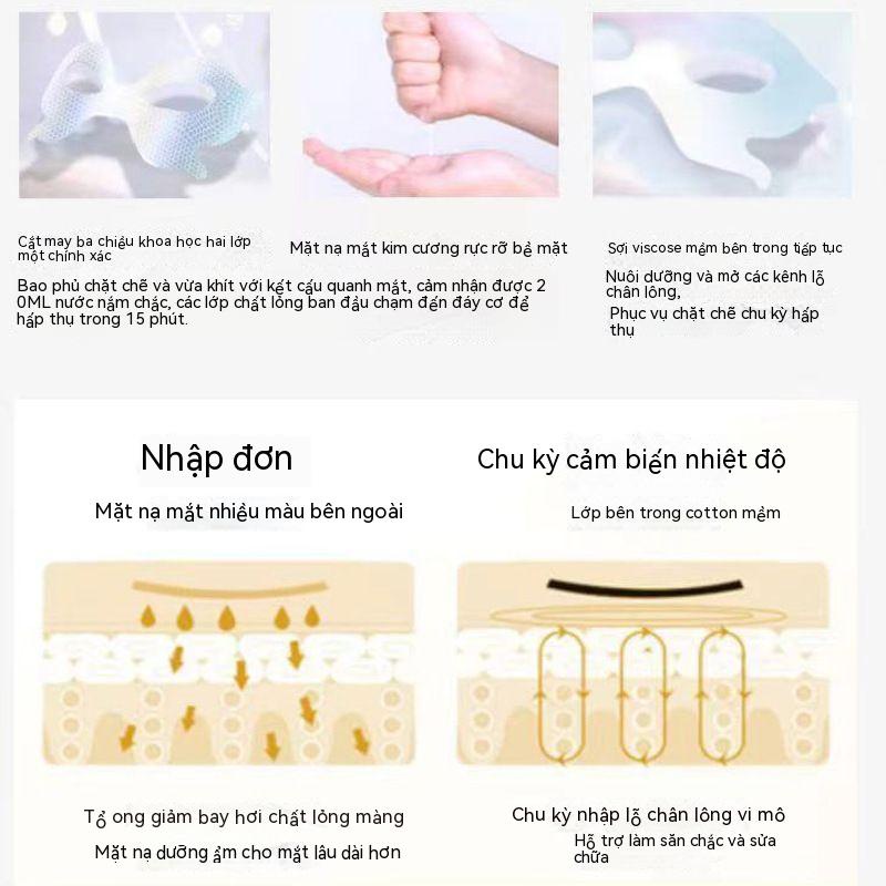 Mặt Nạ Mắt Dirovo Làm Sáng Quầng Thâm Chống Nếp Nhăn Dưỡng Ẩm Săn Chắc Da