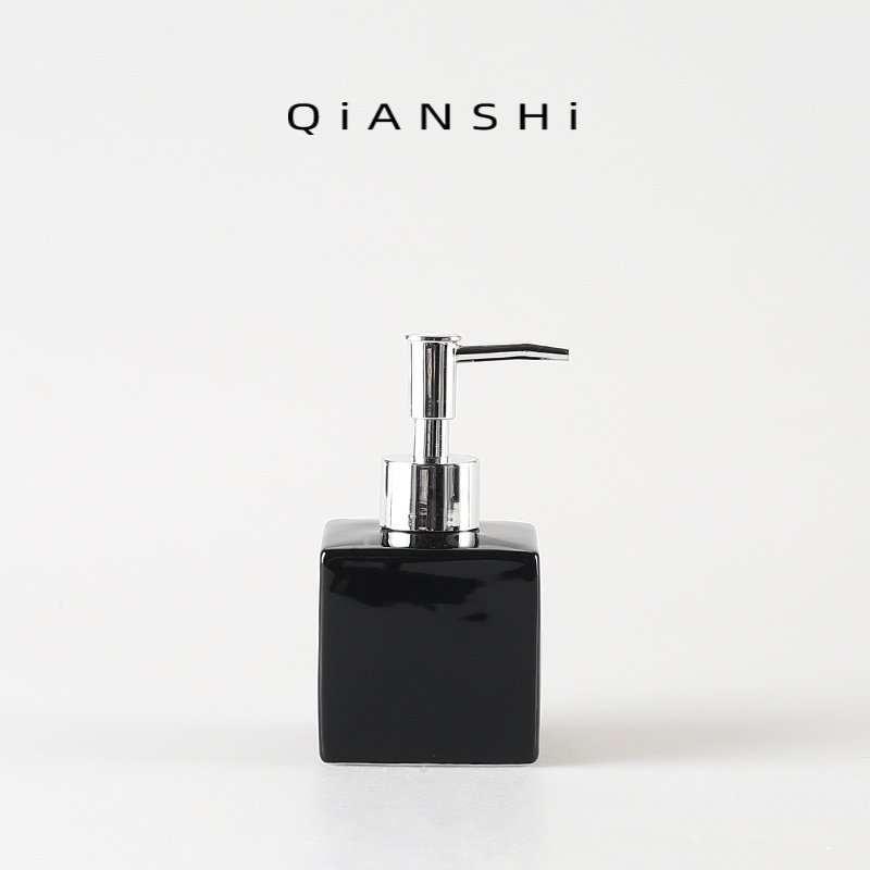 Bình Gốm Sứ Dạng Ấn Đựng Xà Phòng Rửa Tay Xà Phòng Màu macaron