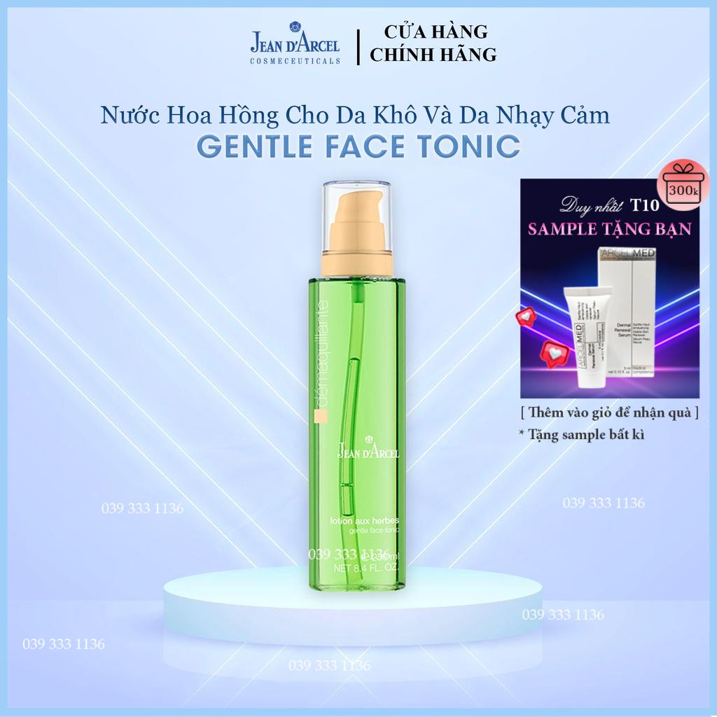 Nước hoa hồng cho da khô và nhạy cảm Jean D'arcel_ Gentle face Tonic 250ml