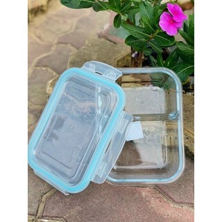 thố thủy tinh Lock&lock chia ngăn 1L