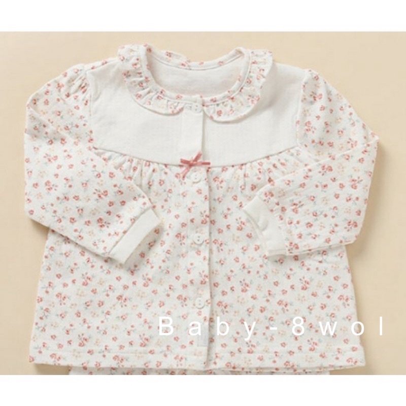 Set hoa nhí babydoll chần bông chính hãng xuất Hàn