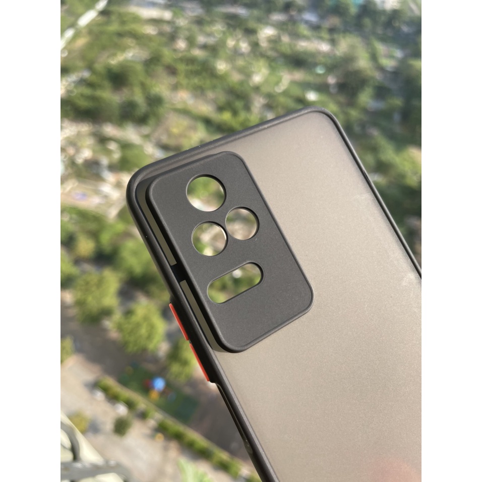 Ốp lưng nhám cho Xiaomi Redmi K40S, Poco F4 viền dẻo, lưng chống bán vân tay