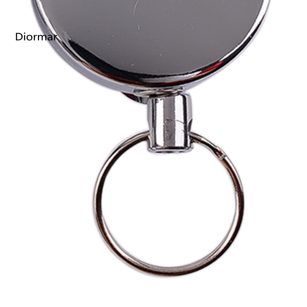 Móc Khóa Dây Kim Loại 4cm Có Thể Thu Gọn Chống Thất Lạc Cho Leo Núi