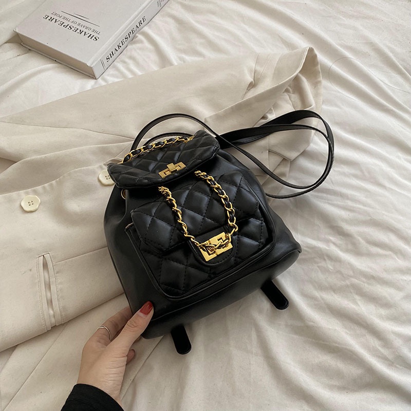 Ba Lô Nhỏ Thêu Chỉ Đính Đá Thời Trang Nữ Sành Điệu