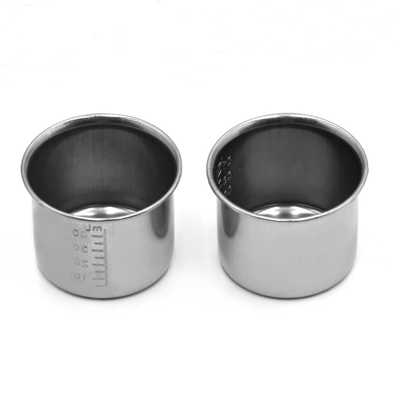 Cốc Uống Thuốc Bằng Thép Không Gỉ 40mL Kèm Thước Đo