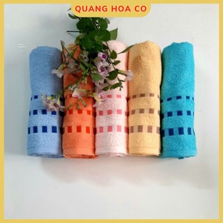 Khăn tay, khăn mặt, Hải Cẩu  phong phú (KT 28×42cm)chất liệu 100% cotton - Quang Hoa Co