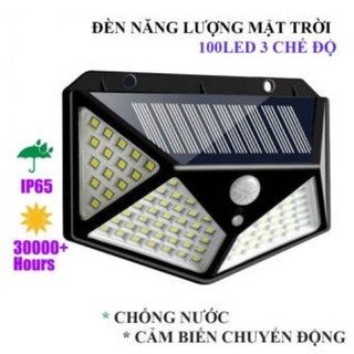 Đèn led cảm biến hồng ngoại năng lượng mặt trời
