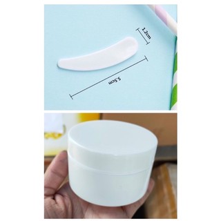 Hủ 100gr-màu trắng ko viền-tặng muỗng