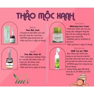 Combo Dưỡng Da Thảo Mộc Xanh ( 1 Sữa Rửa Mặt - 1 Kem Face)