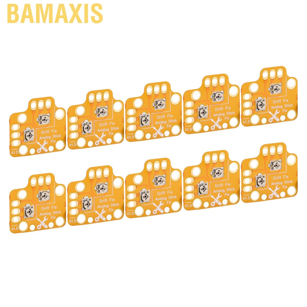 Set 10 bảng mạch sửa chữa drift nút nhấn 3D thông dụng màu vàng dành cho tay cầm chơi game PS4 PS5 XBox