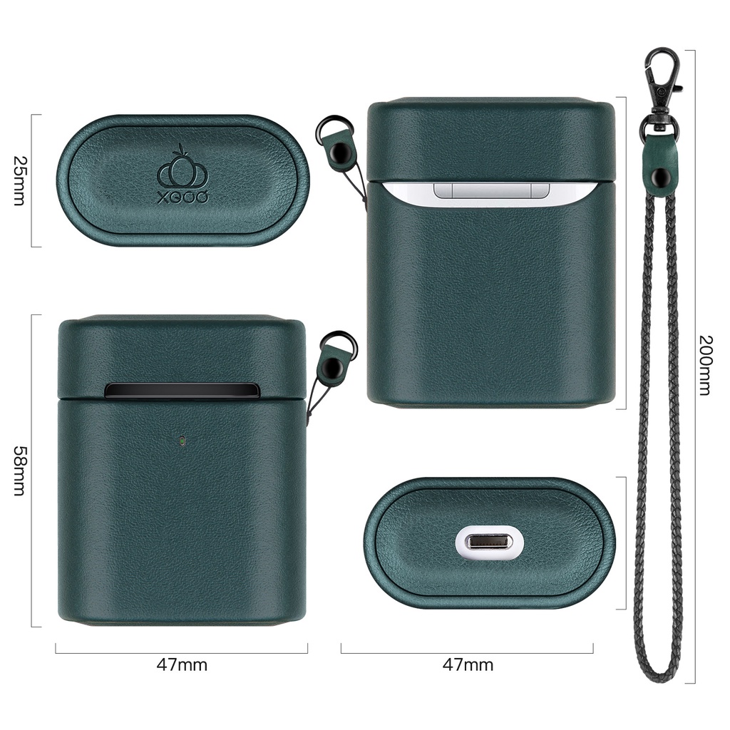 Ốp Hộp Đựng Tai Nghe Nhét Tai Da PU Cho AirPods Pro 2 AirPods 3 2 1 AirPods Pro 2 AirPods 3 2 1