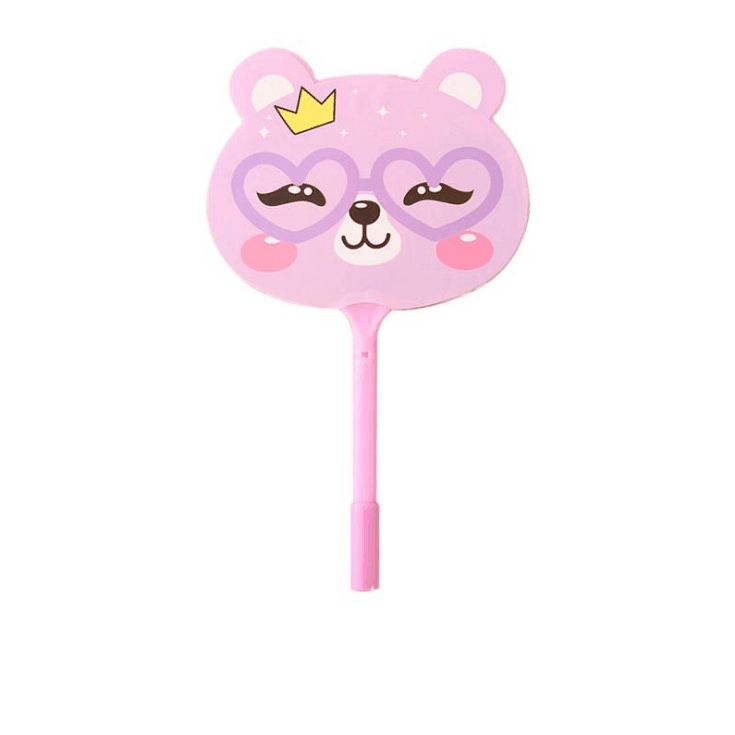 Y&amp;X Bút Bi Mực Xanh Thiết Kế Kiêm Quạt Cầm Tay Tiện Dụng