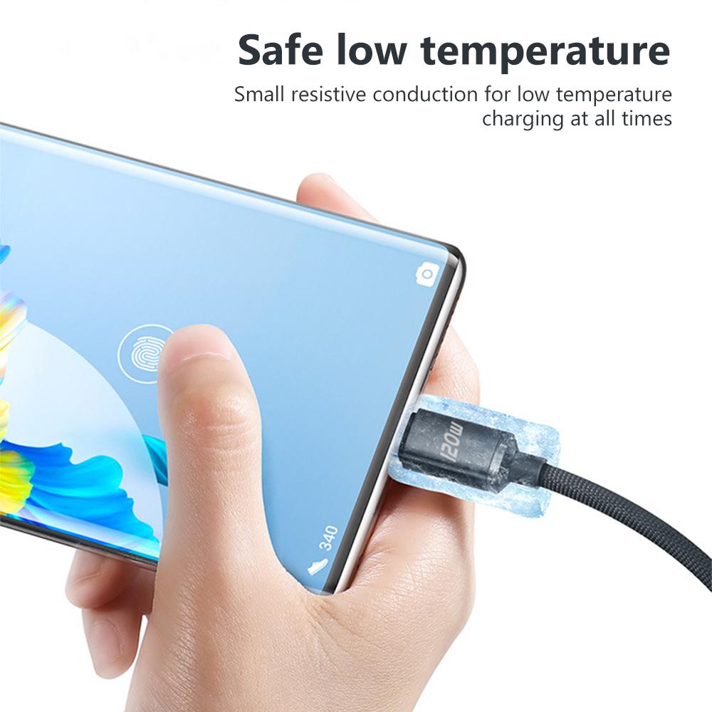 Dây Cáp Sạc Nhanh USB Loại C 100W 6A PD Cho Huawei Xiaomi