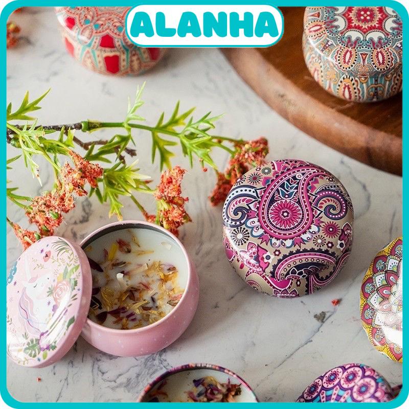 Nến thơm handmade hoa cỏ 4 mùa mùi hương tự nhiên giúp thư giãn, khử mùi, trang trí decor