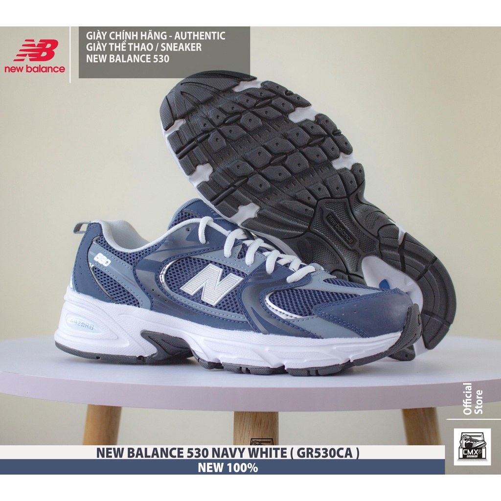 😘  Giày New Balance 530 NAVY WHITE  - AUTHENTIC 100%