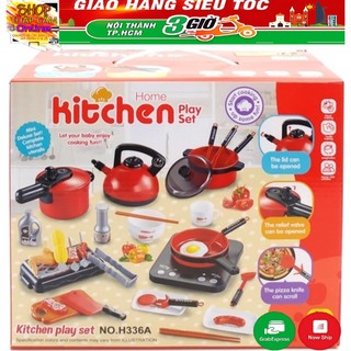 Bộ đồ chơi 36 món cho bé gái và bé trai Đồ chơi nấu ăn Kitchen Set