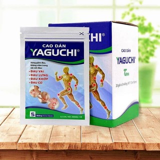 Cao dán nóng giảm đau yaguchi bịch 5 miếng