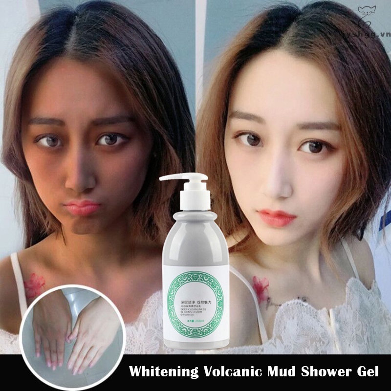 Sữa tắm bùn trắng da biển sâu núi lửa tắm trắng toàn thân cấp tốc - spa tại nhà