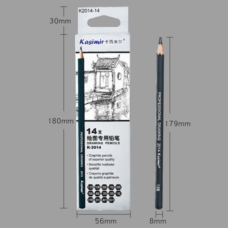 Set 14 Bút Chì Vẽ Phác Thảo Chuyên Nghiệp