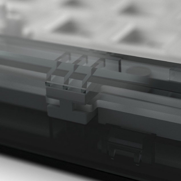 Bộ kit bàn phím cơ FL-Esports Q75 Crystal Grey  - Hàng chính hãng