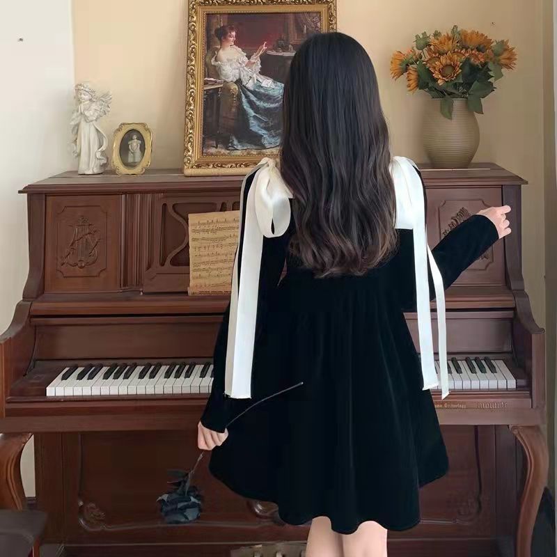 XIYUYI Đầm Chữ a Phong Cách hepburn Pháp Cổ Điển Thời Trang Xuân Thu Cho Nữ