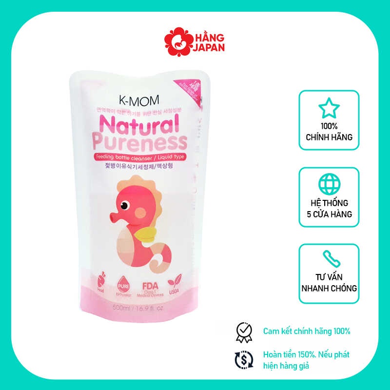 KMom Túi nước rửa bình tạo bọt 500ml 13125