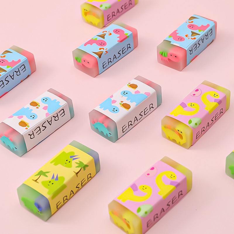 Gôm Tẩy Hình Khủng Long Hoạt Hình 4B Chất Lượng Cao