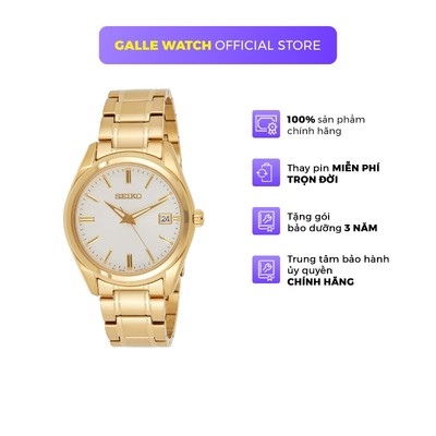 Đồng hồ Seiko SUR314P1 nam mặt kính Sapphire chống xước, chống nước bơi tắm, kim dạ quang, dây thép cao cấp chính hãng