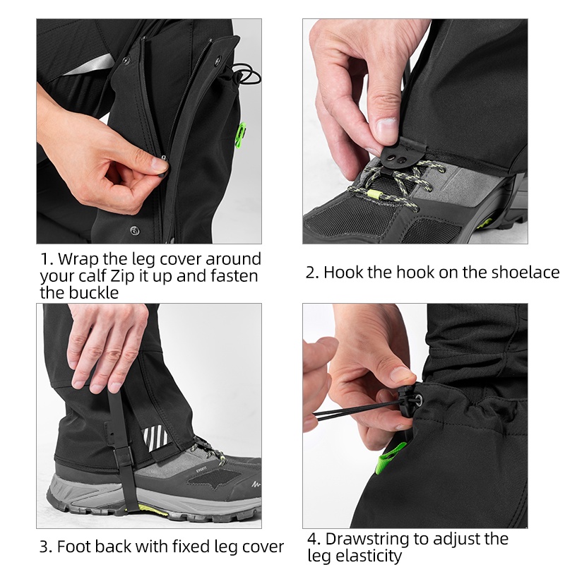 Rockbros Vỏ Bọc Bảo Vệ Chân Chống Thấm Nước Tiện Dụng Khi Đi Trượt Tuyết / Leo Núi