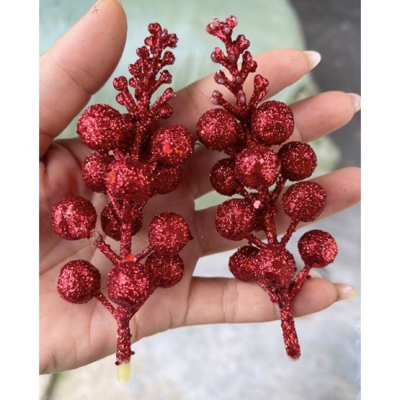 Phụ kiện hoa , lá , cành trang trí tráp bánh kẹo, oản, đồ tết