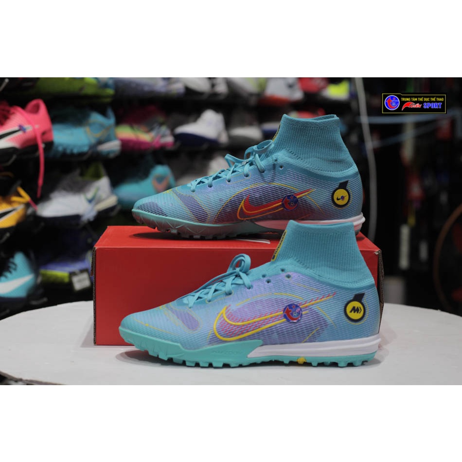 Giày Mercurial Superfly 9 Elite TF -DD Xanh ngọc