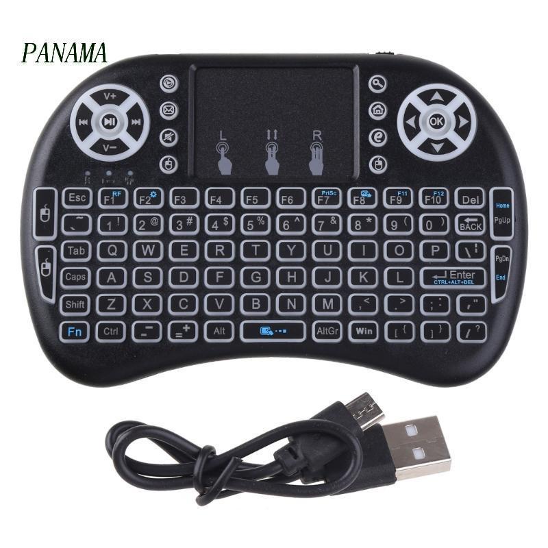 Bàn PhíM Không Dây 3 MàU i8 2.4GHz TíCh HợP ChuộT Bay Cho PC TV PS3