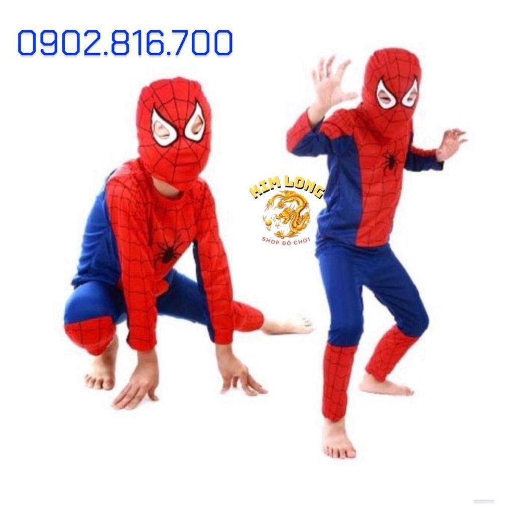 Bộ quần áo SIÊU ANH HÙNG người nhện Spiderman - Siêu nhân Supperman - Batman trang phục hoá trang Halloween cho bé trai