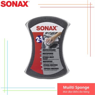Mút xốp rửa xe 2 in 1 sonax multi sponge 428000, thấm hút nhanh, tạo bọt nhiều hibuauto
