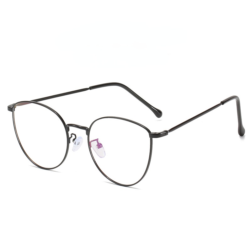 Zelin Kính Mắt Mèo Gọng Kim Loại Siêu Nhẹ Chống Ánh Sáng Xanh Lam Cho Nữ Thời Thượng 1923