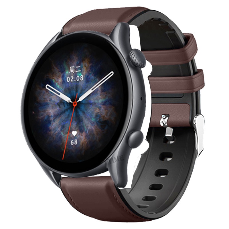 Dây đeo cổ tay bằng da silicon cho đồng hồ huawei gt 3 gt3 gt2 42mm 46mm dây đeo tay đồng hồ gt 2 pro / gt runner 46mm 20mm 22mm watchband