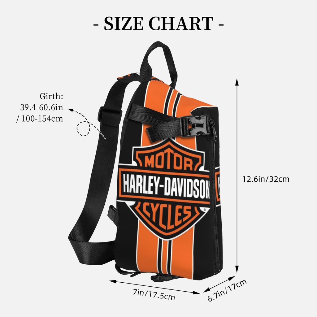 Túi Đeo Chéo Vai Harley Davidson Thời Trang Dành Cho Nam Và Nữ
