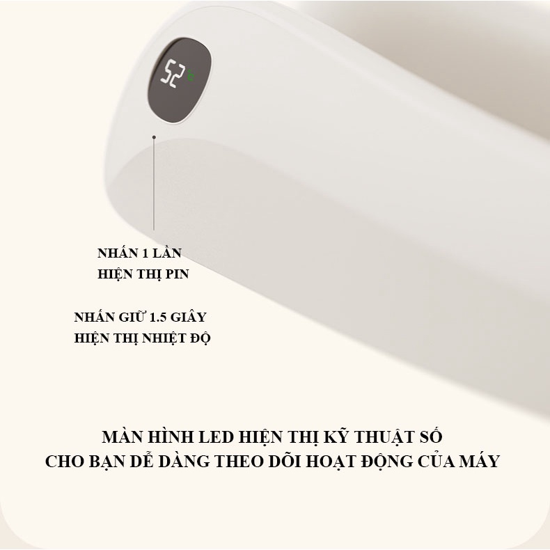 Máy Sưởi Ấm Đeo Cổ Mini 005G Solove, Dung Lượng Pin 6000MAH, 4 Mức Nhiệt, Làm Nóng Nhanh, Sưởi Ấm Đều