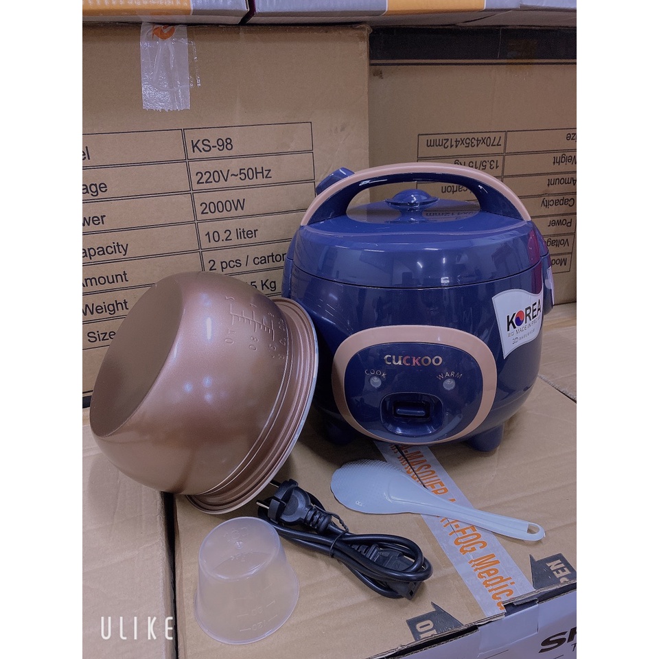 Nồi Cơm Điện mini CUCKOO CR387/NKMedia- Dung tích 1L,1L8 kiểu dáng Con Lợn Siêu Đáng Yêu, BH 12 tháng