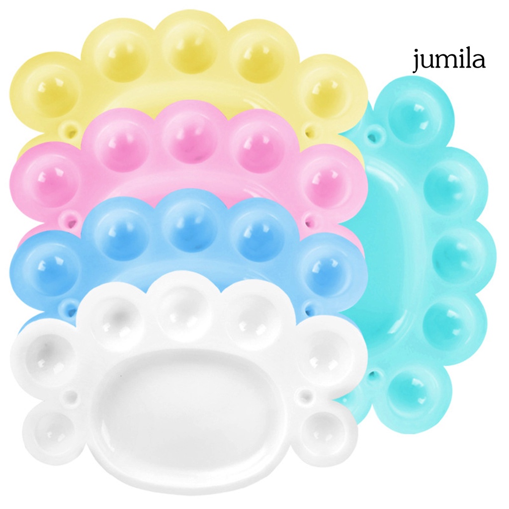 Set 5 Bảng Pha Màu Vẽ Tranh Bằng Nhựa DIY Độc Đáo Cho Bé Trong Nhà