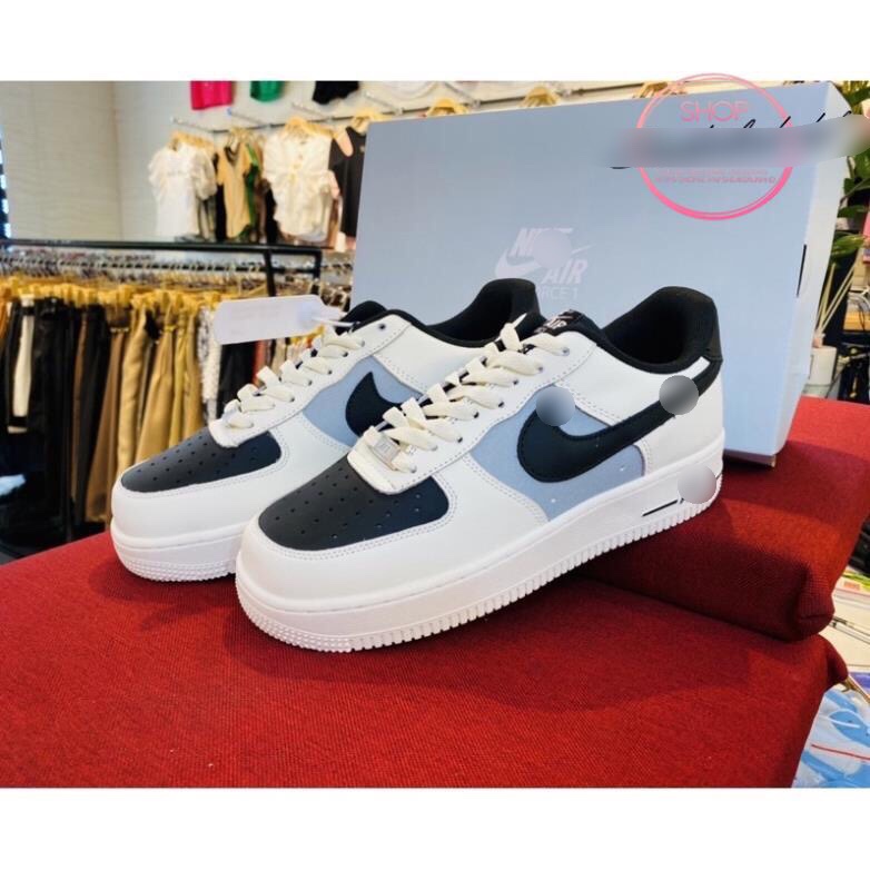 [Free Ship + Hàng Xịn] GIÀY SNEAKER Vệt đen trung full bill box size 36-43 , Giầy thể thao nam nữ  AF1 Trắng đen