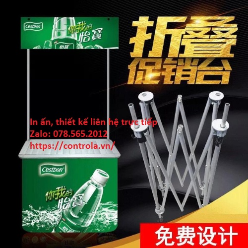 BoothSampling khung nhôm