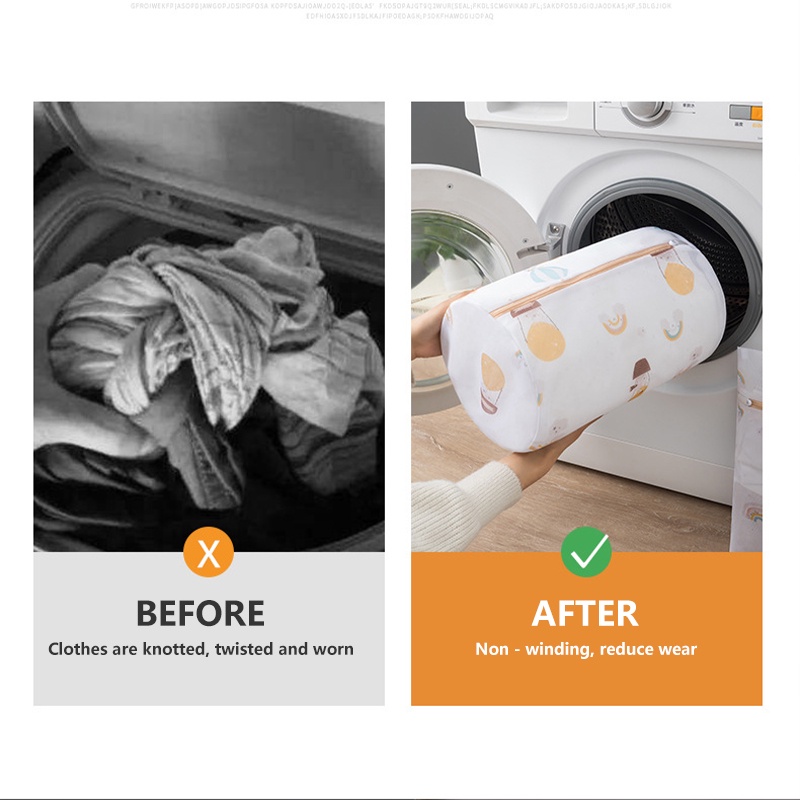 Túi Lưới Giặt Ủi Có Khóa Kéo Sử Dụng Tiện Lợi